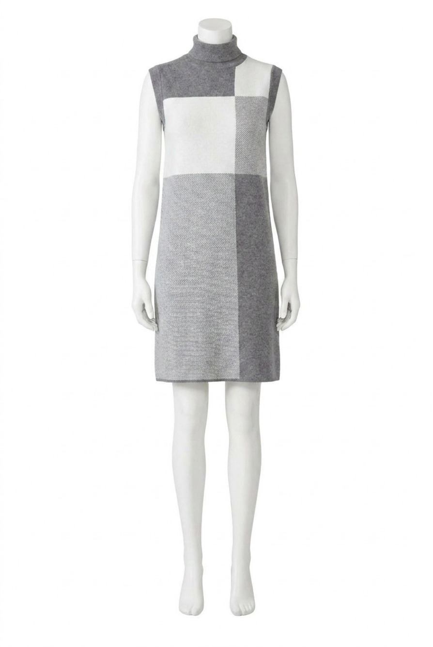 NEW LYSSE emerie sweater dress in festive allure check